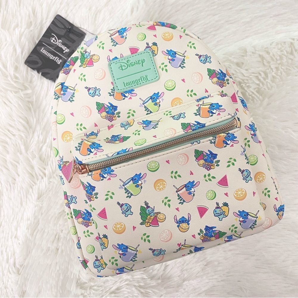 Loungefly Disney Lilo & Stitch Vacation Vibes Mini Backpack